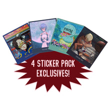 Load image into Gallery viewer, HOLOGRAPHIC POLAROID STICKER PACK